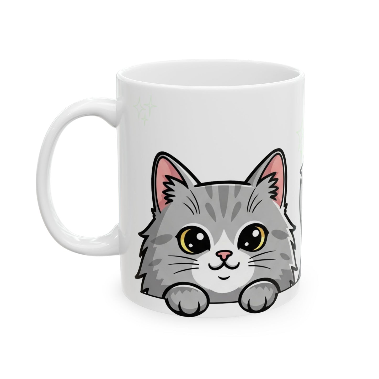 Cat Peek-a-Boo Mug | Best Cat Daddy Gift