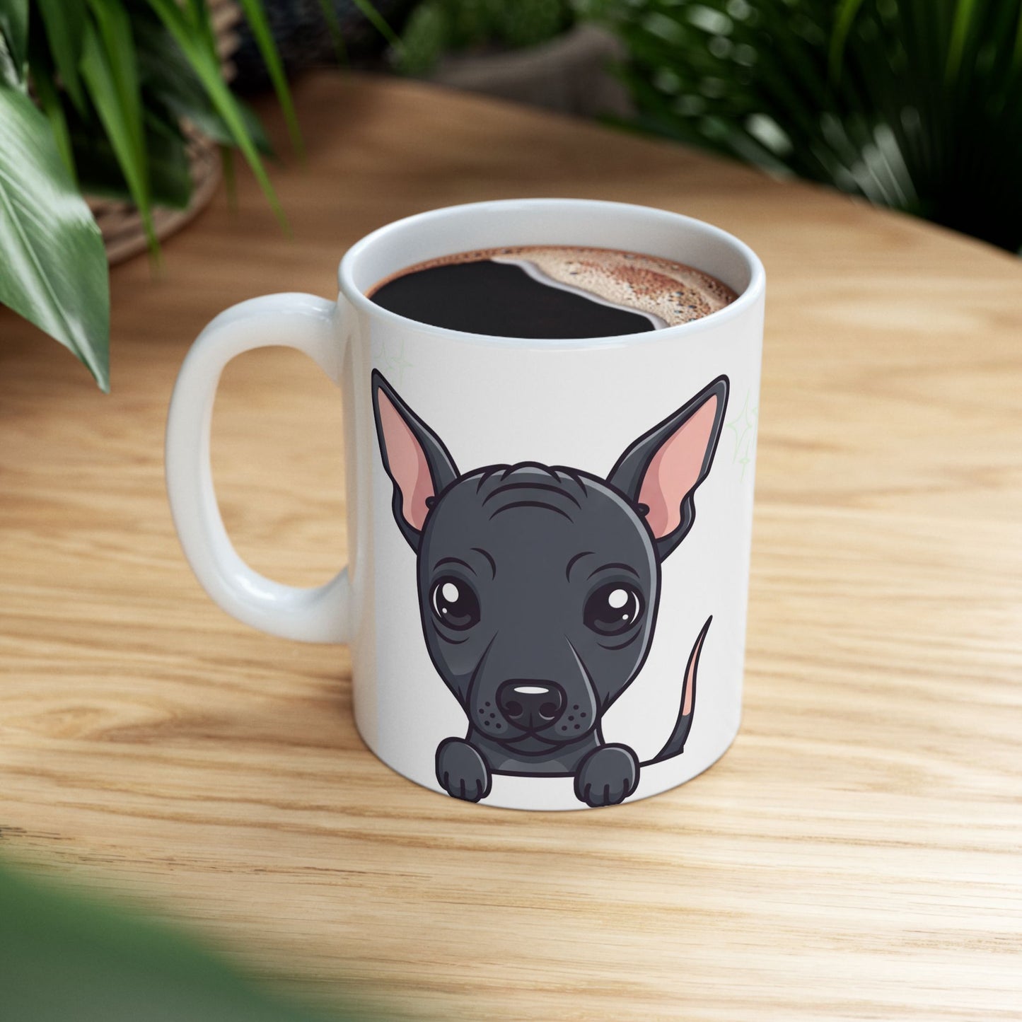 Peruvian Hairless Peek-a-Boo Mug | Best Hairless Dog Mama Gift