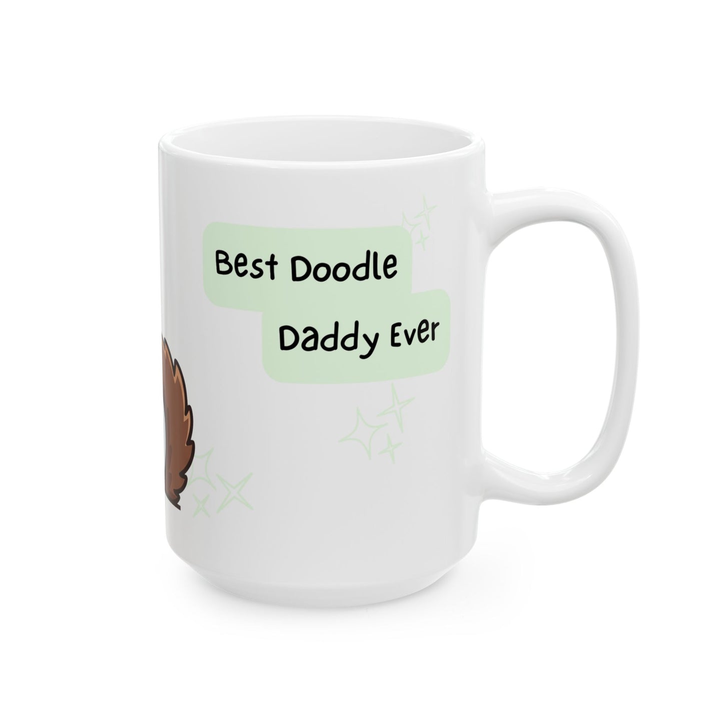 Doodle Peek-a-Boo Mug | Best Doodle Daddy Gift