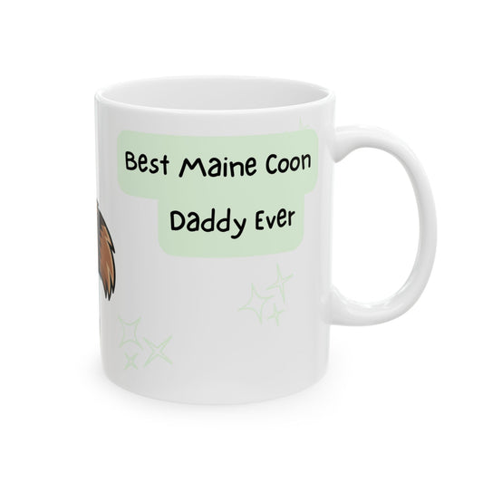 Maine Coon Peek-a-Boo Mug | Best Maine Coon Daddy Gift