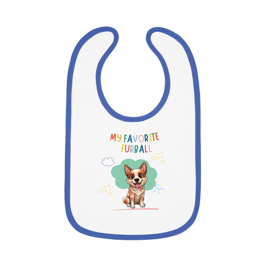 Red Heeler Favorite Furball Baby Bib