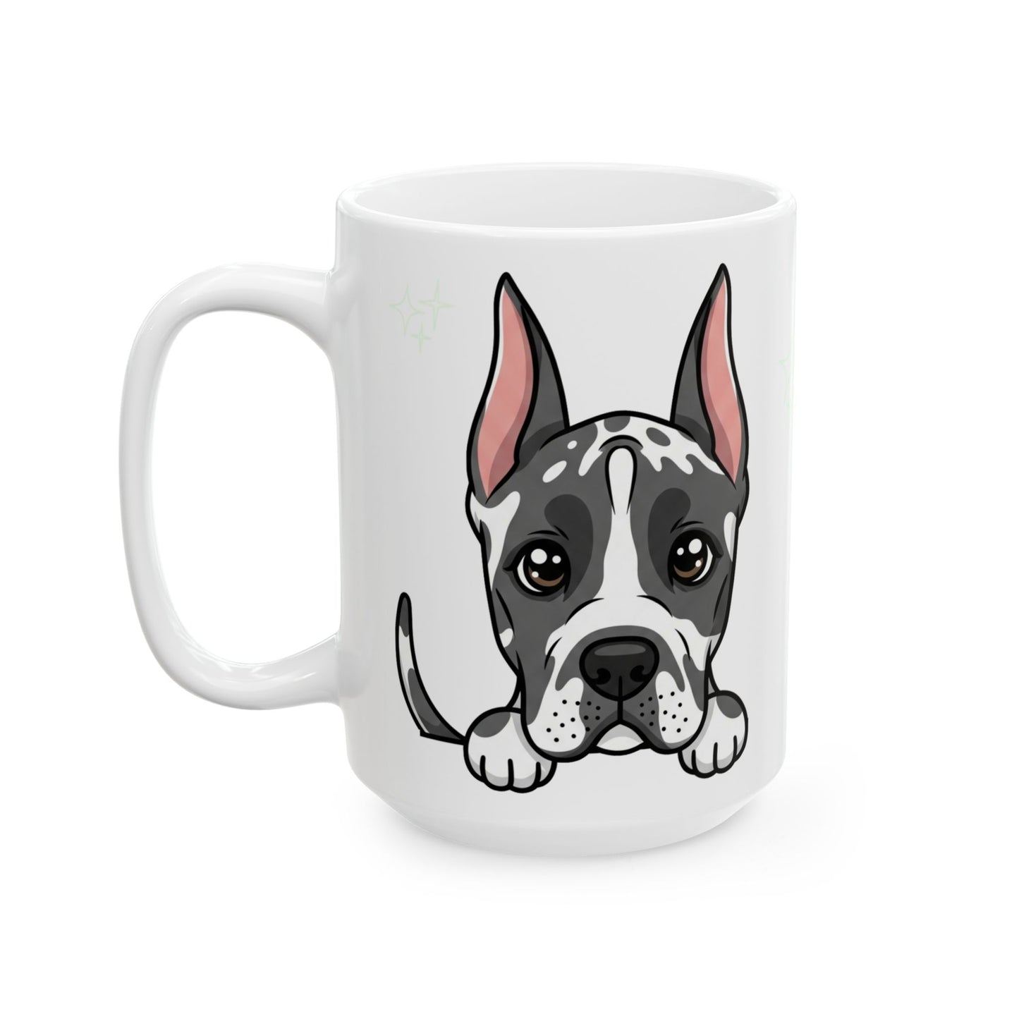 Great Dane Peek-a-Boo Mug | Best Great Dane Mama Gift