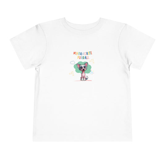 Chinese Crested Favorite Furball Toddler Tee