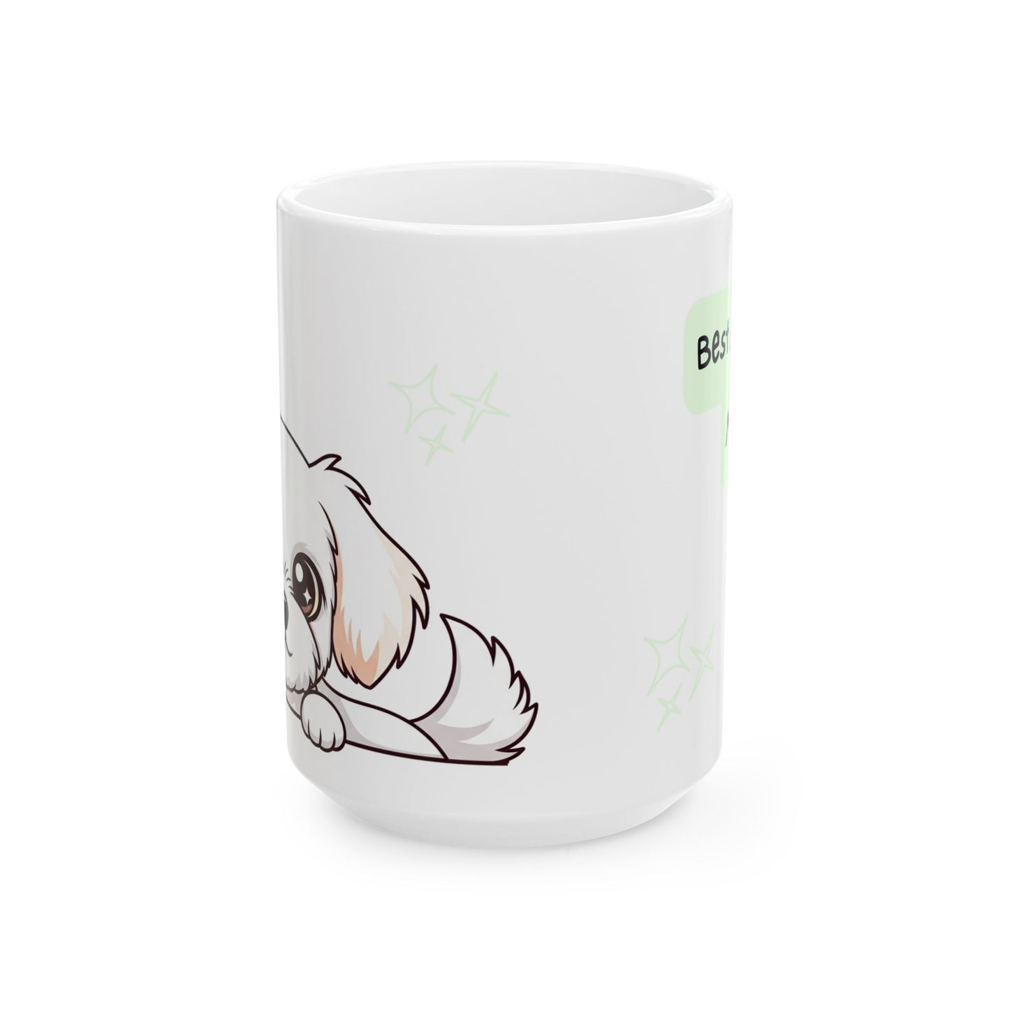 Maltese Peek-a-Boo Mug | Best Maltese Mama Gift