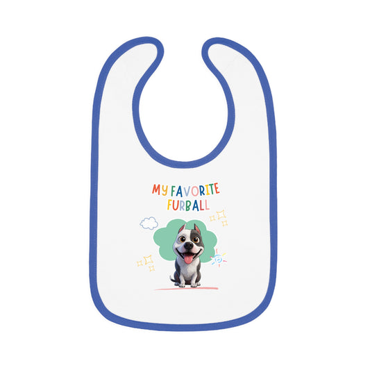 Pitbull Favorite Furball Baby Bib