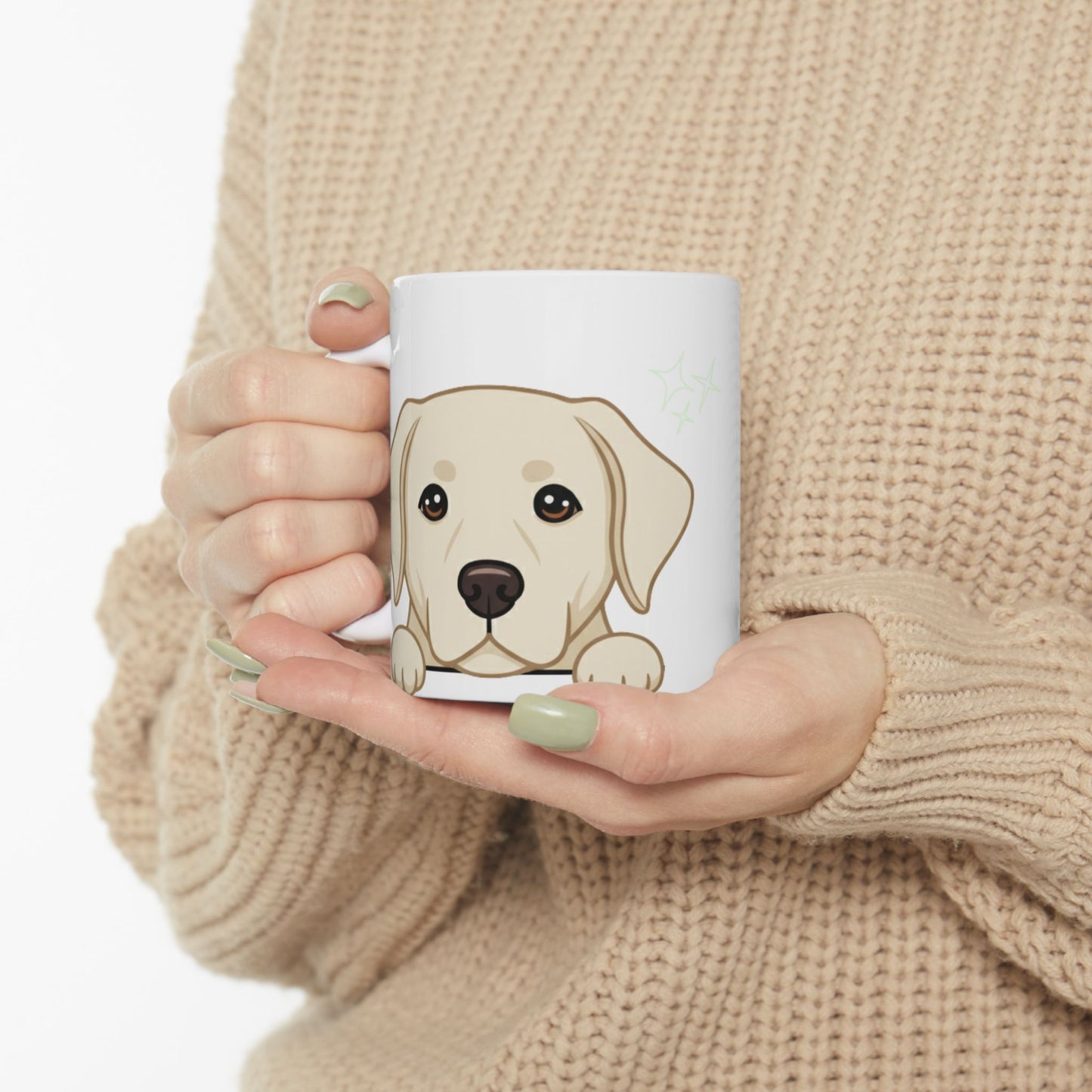 Lab Peek-a-Boo Mug | Best Labrador Retriever Mama Gift