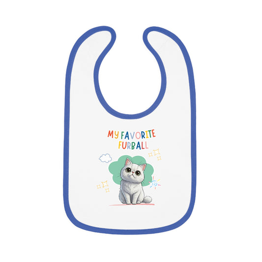 Exotic Shorthair Favorite Furball Baby Bib