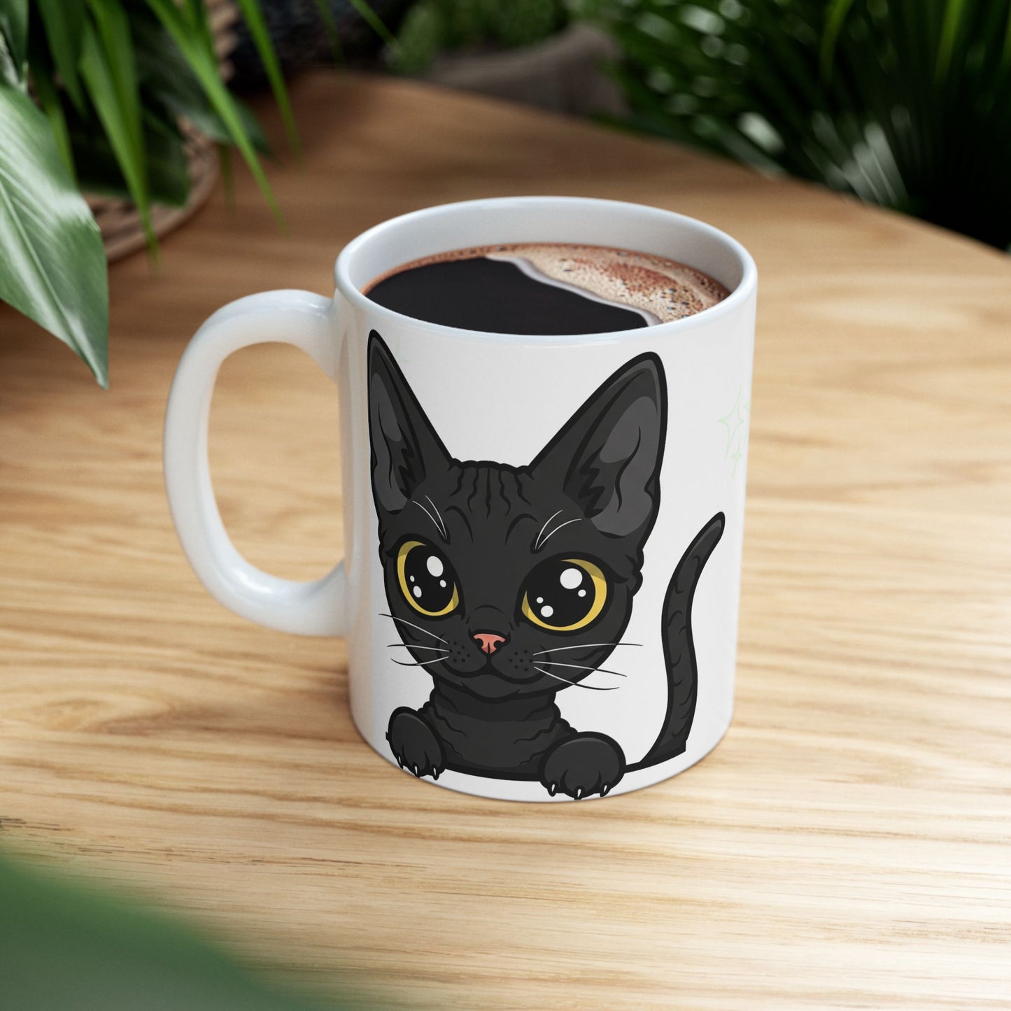Devon Rex Peek-a-Boo Mug | Best Devon Rex Mama Gift