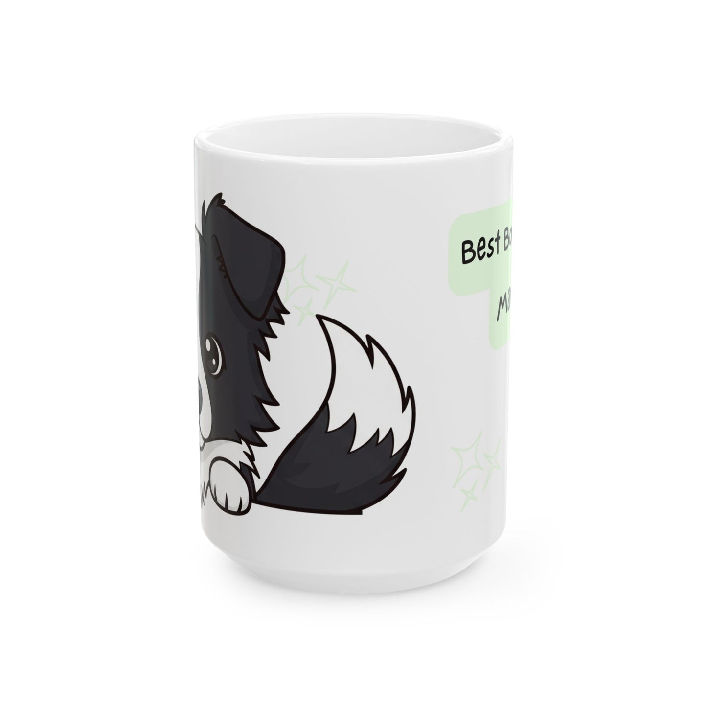 Border Collie Peek-a-Boo Mug | Best Border Collie Mama Gift
