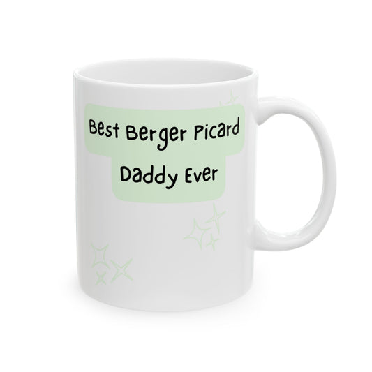 Berger Picard Peek-a-Boo Mug | Best Berger Picard Daddy Gift