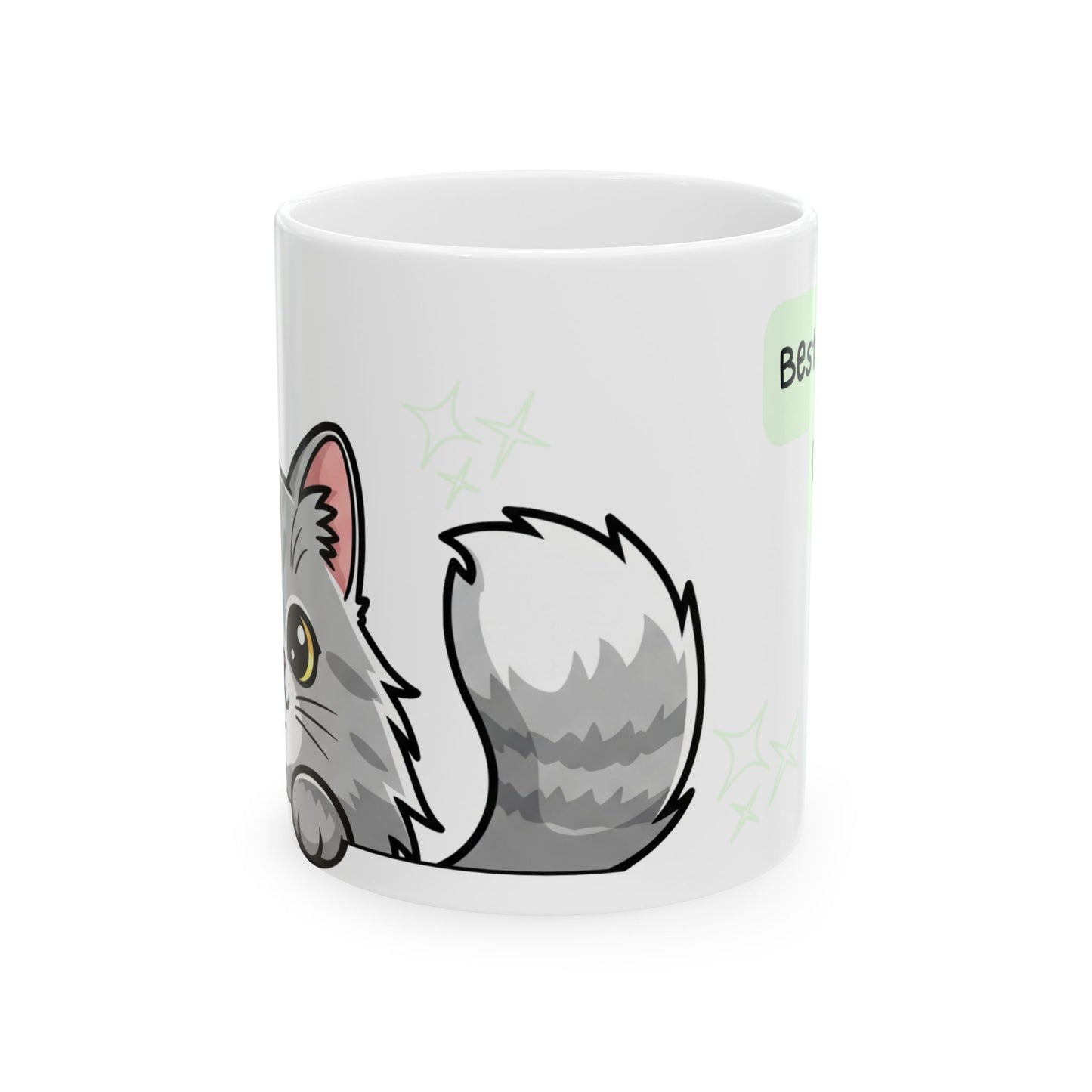 Cat Peek-a-Boo Mug | Best Cat Daddy Gift