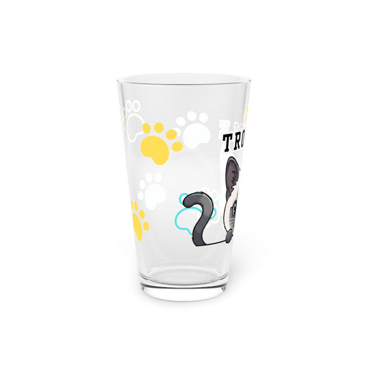 Siamese Tiny Trouble Pint Glass