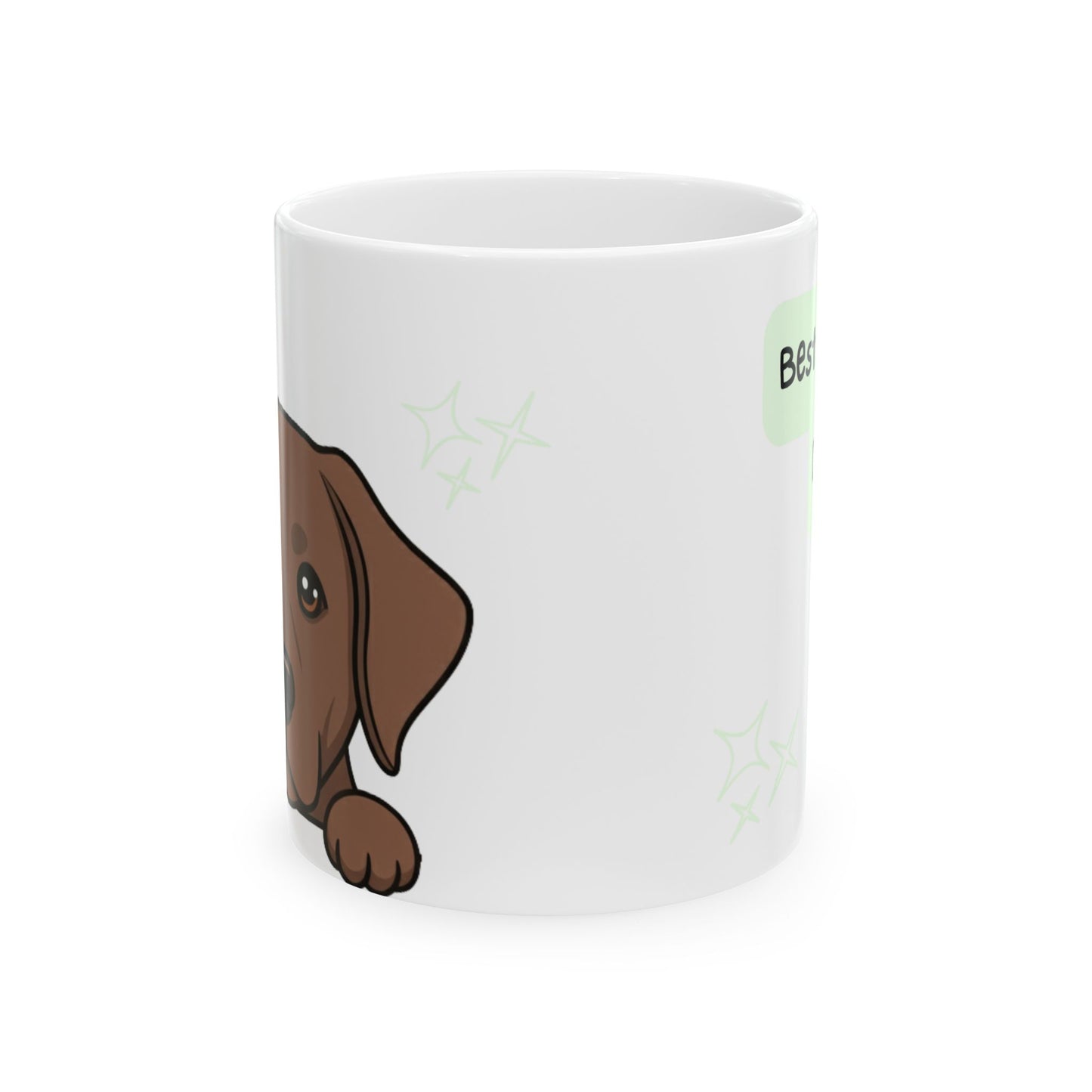 Lab Peek-a-Boo Mug | Best Labrador Retriever Daddy Gift