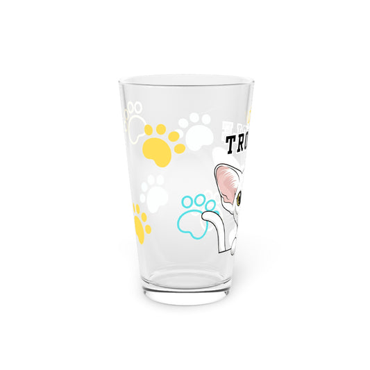 Oriental Shorthair Tiny Trouble Pint Glass