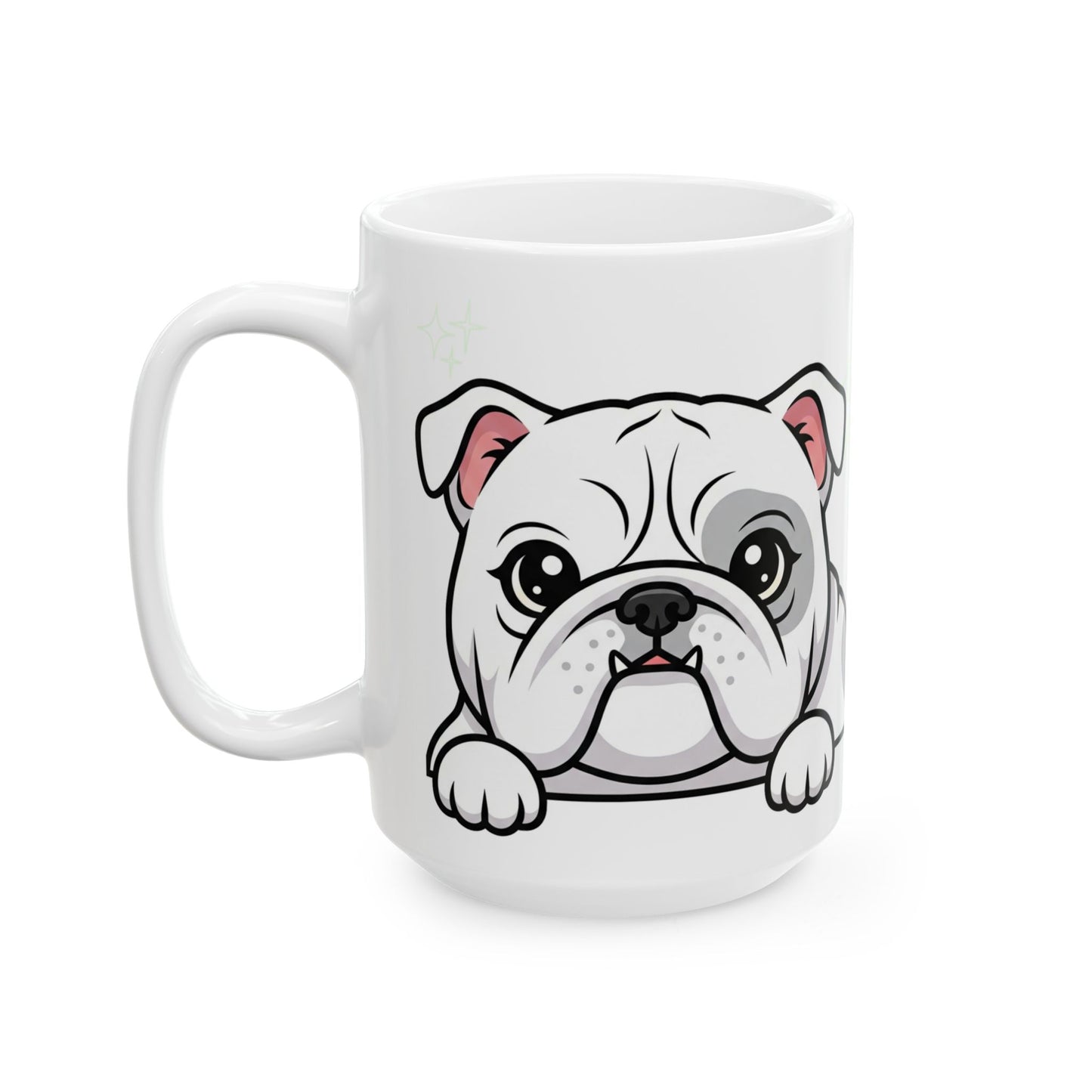 Bulldog Peek-a-Boo Mug | Best Bulldog Mama Gift
