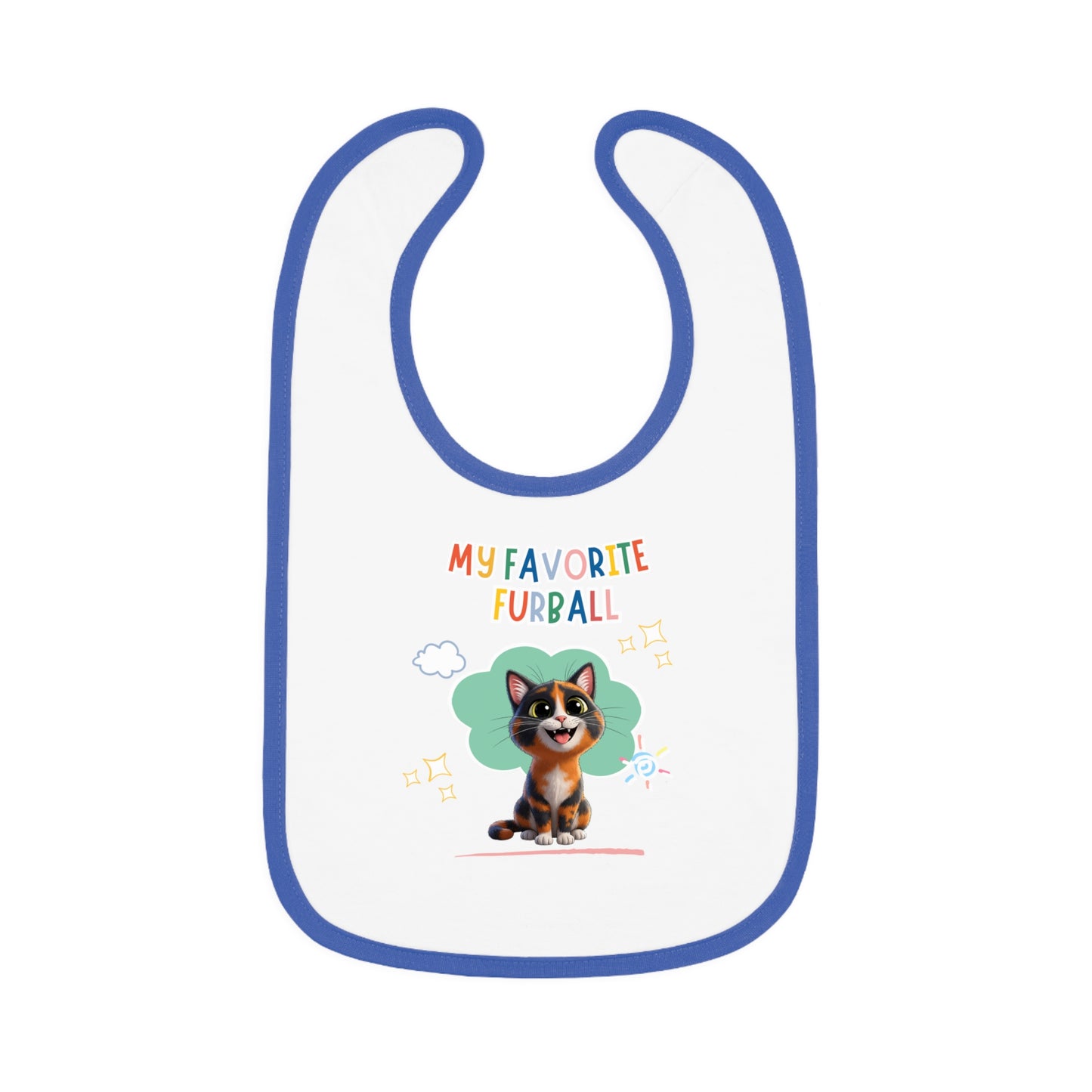 Shorthair Tortoiseshell Cat Favorite Furball Baby Bib