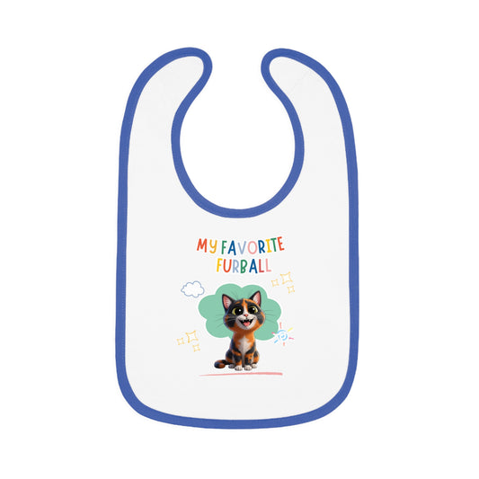 Shorthair Tortoiseshell Cat Favorite Furball Baby Bib