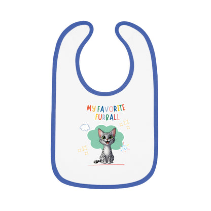 Egyptian Mau Favorite Furball Baby Bib
