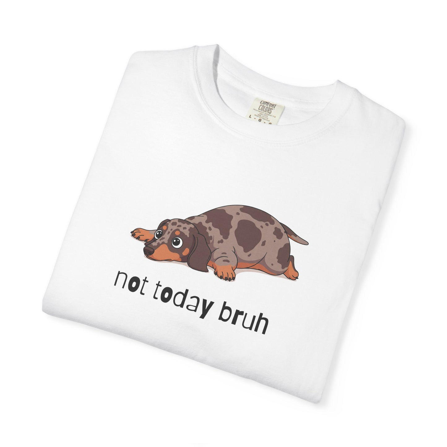 Dacshund Not Today Bruh T-Shirt