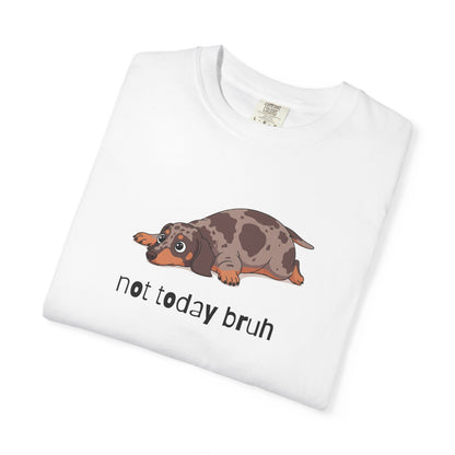 Dacshund Not Today Bruh T-Shirt