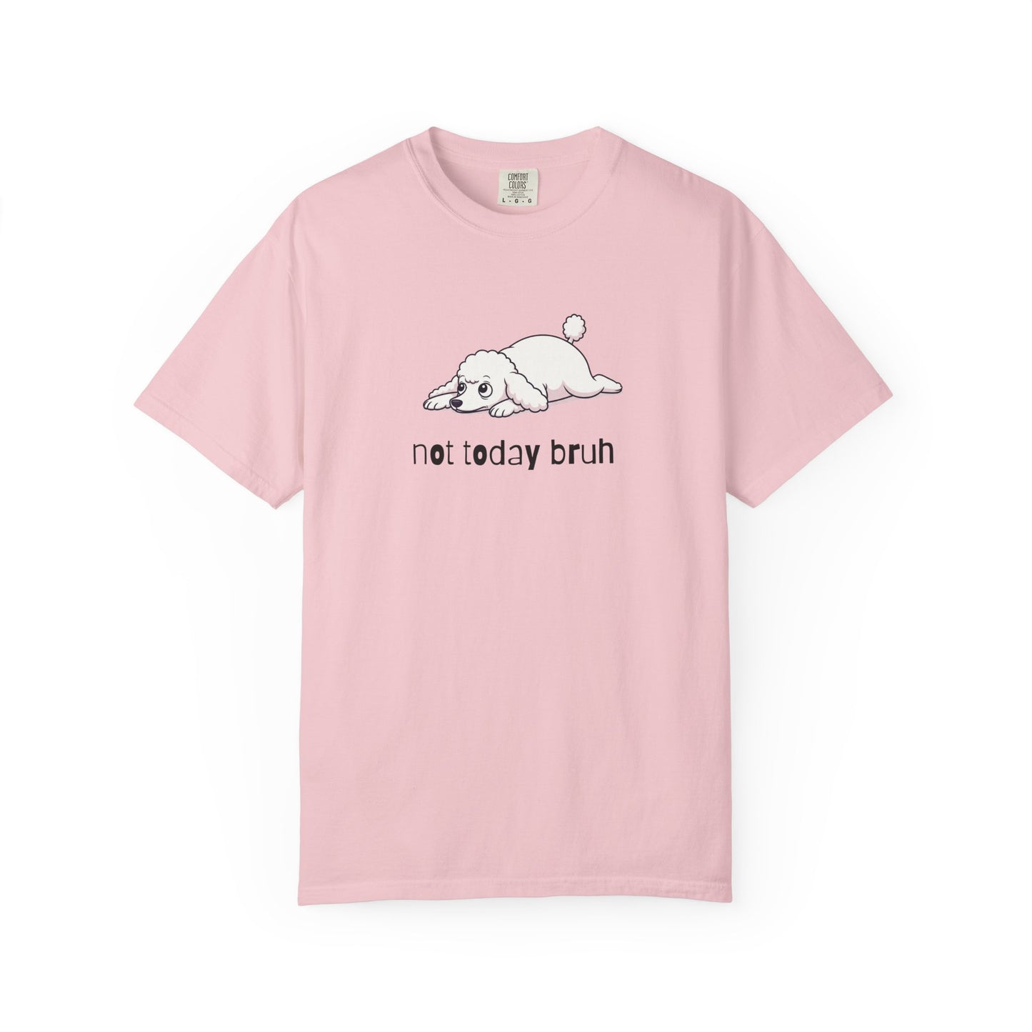 Poodle Not Today Bruh T-Shirt
