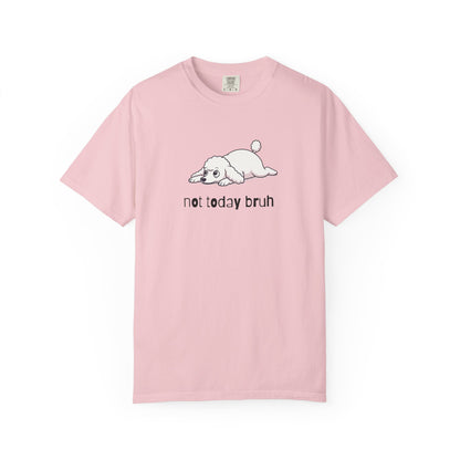 Poodle Not Today Bruh T-Shirt