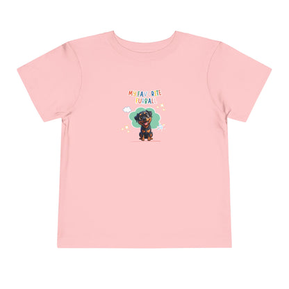 Rottweiler Favorite Furball Toddler Tee