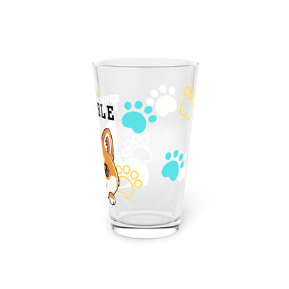 Shiba Tiny Trouble Pint Glass