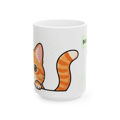 Cat Peek-a-Boo Mug | Best Cat Daddy Gift