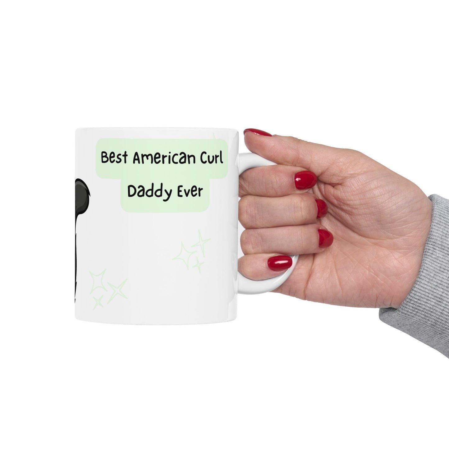 American Curl Peek-a-Boo Mug | Best American Curl Daddy