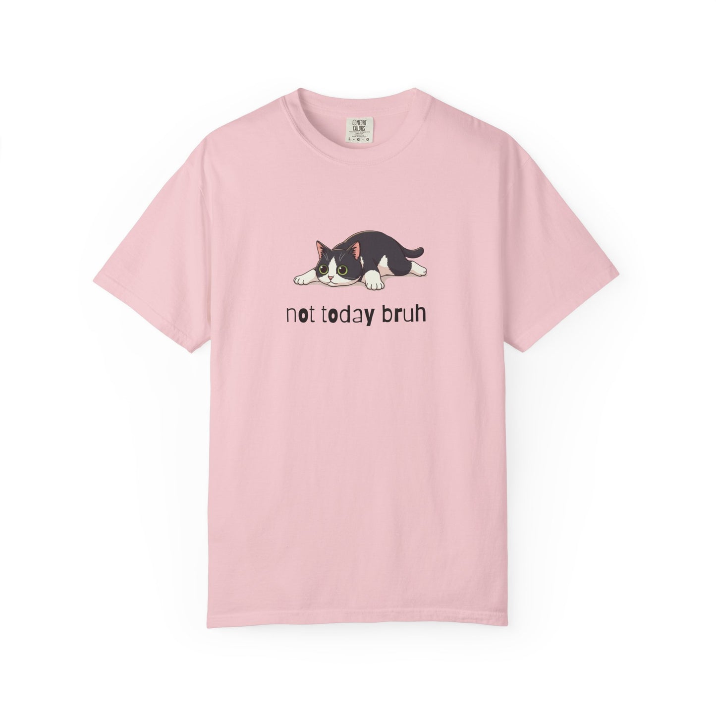Short hair tuxedo cat Not Today Bruh T-Shirt