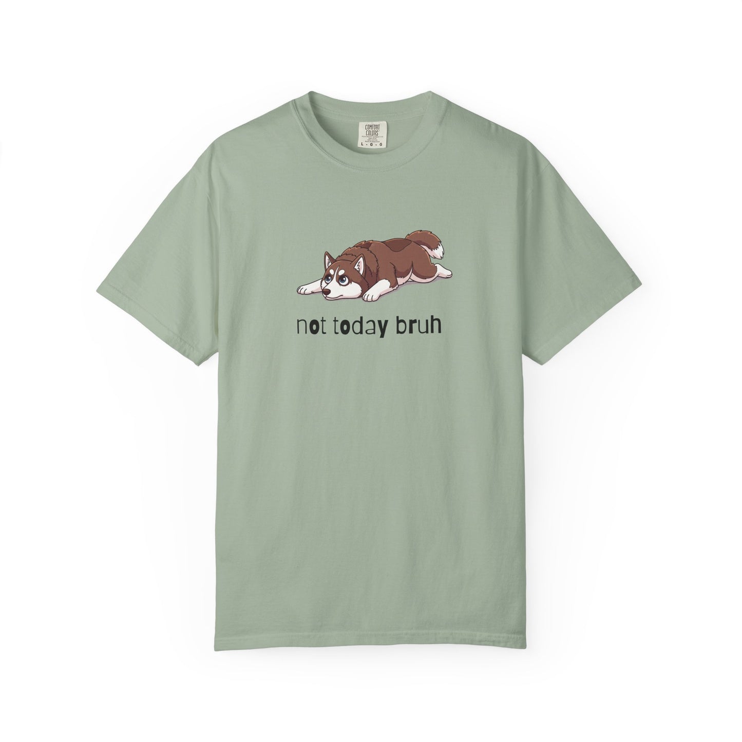 Husky Not Today Bruh T-Shirt