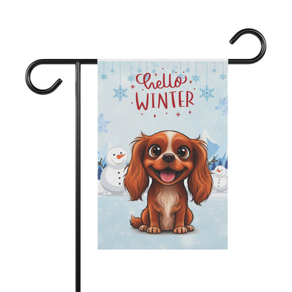 Cavalier Hello Winter Garden Banner