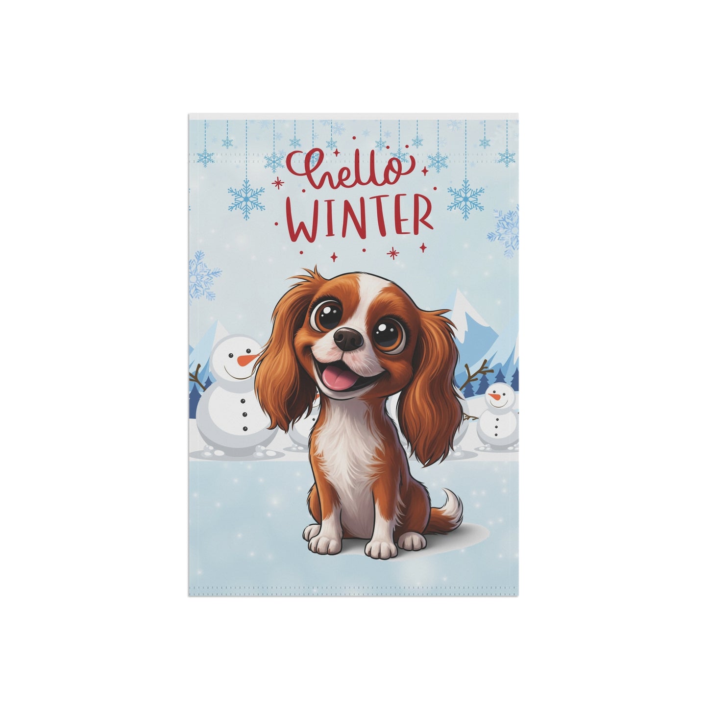 Cavalier Hello Winter Garden Banner