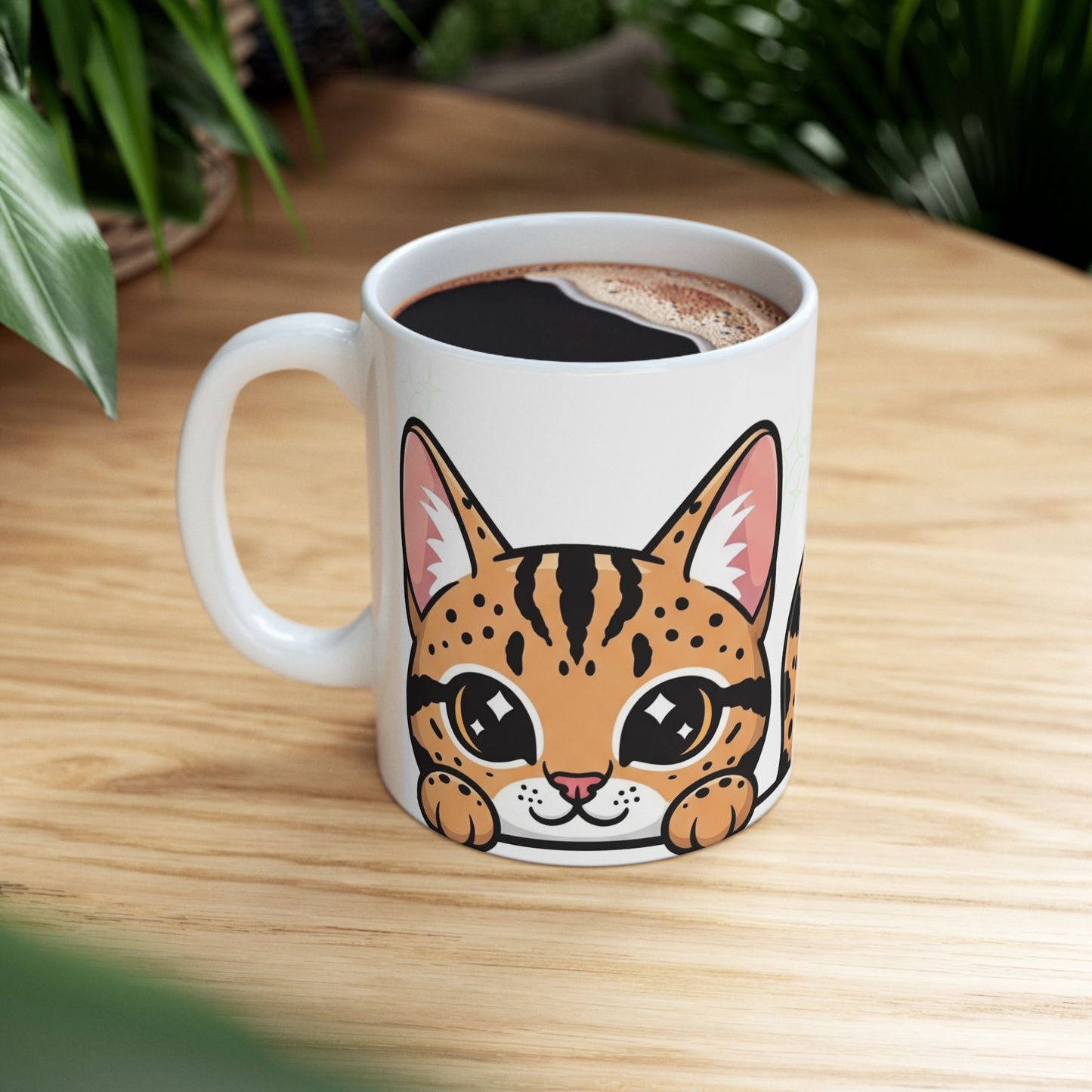 Ocicat Peek-a-Boo Mug | Best Ocicat Mama Gift