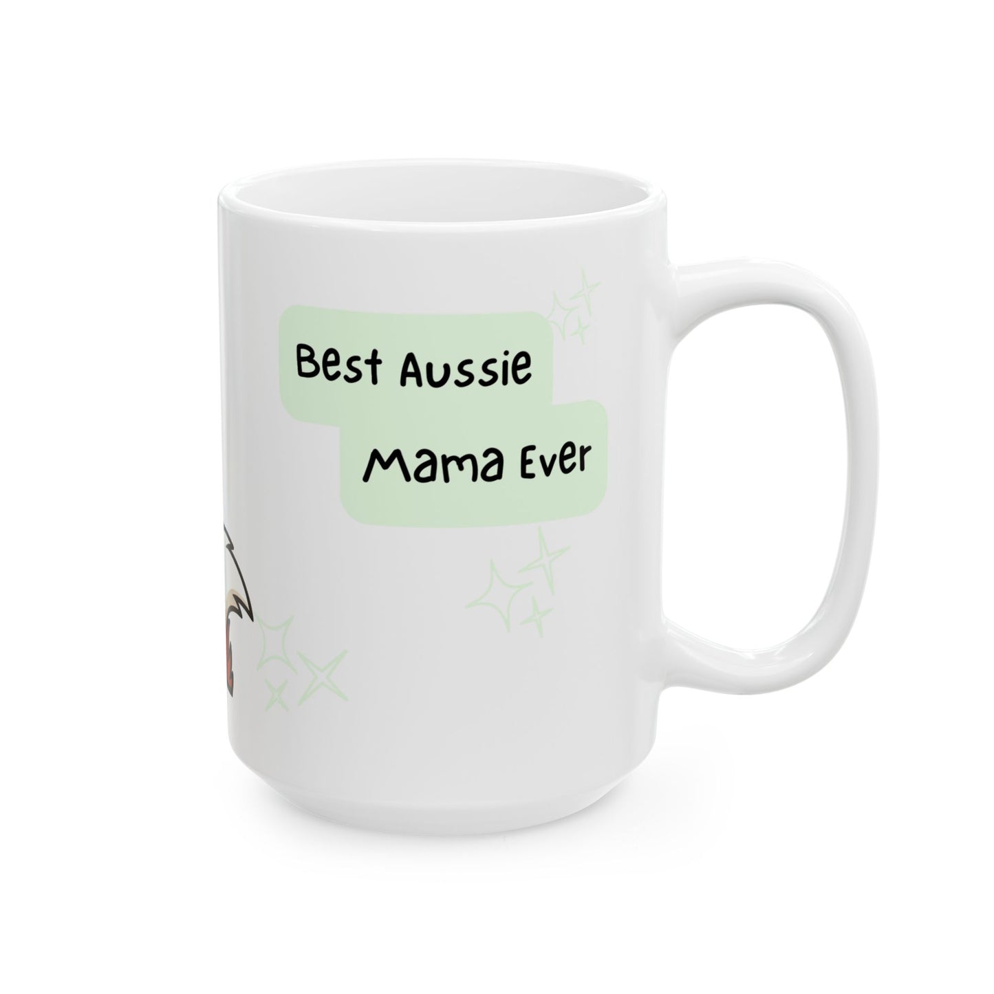 Australian Shepherd Peek-a-Boo Mug | Best Aussie Mama Gift