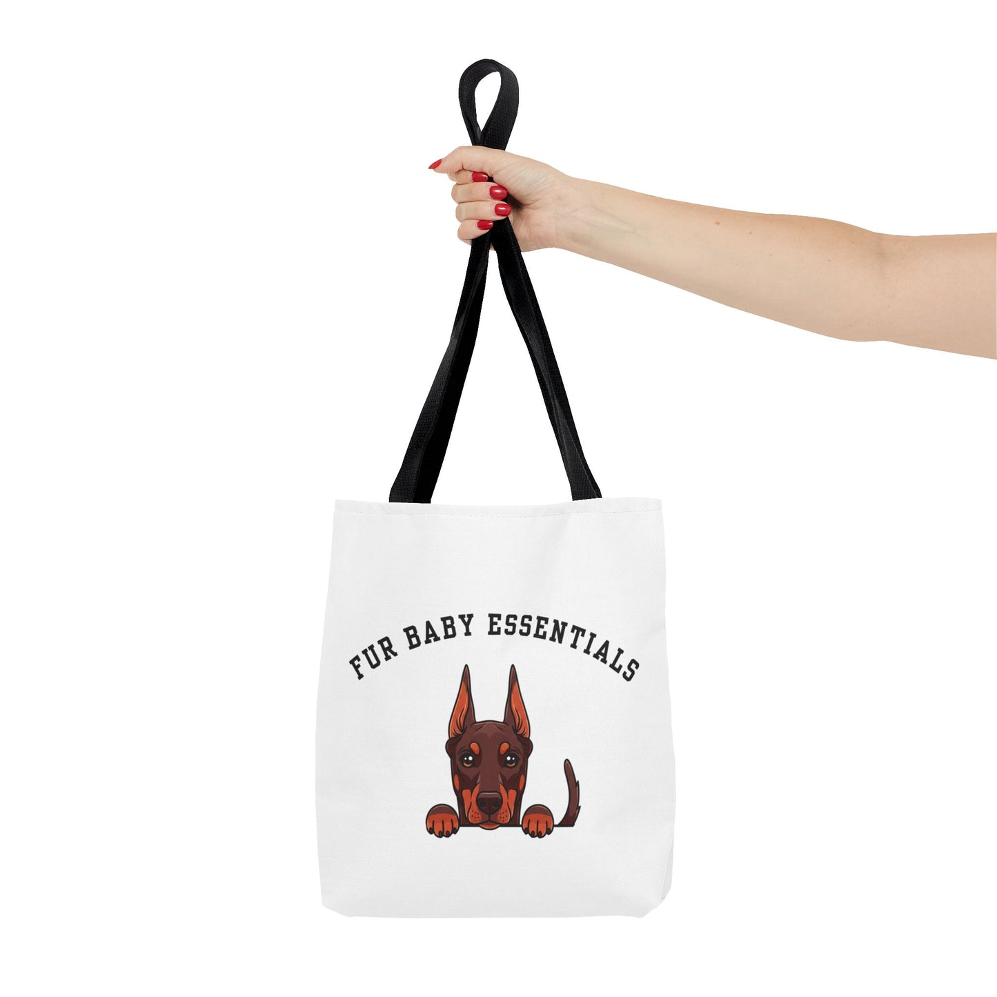 Doberman FurBaby Tote Bag