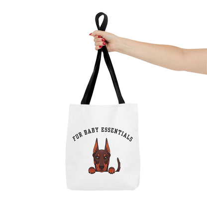 Doberman FurBaby Tote Bag