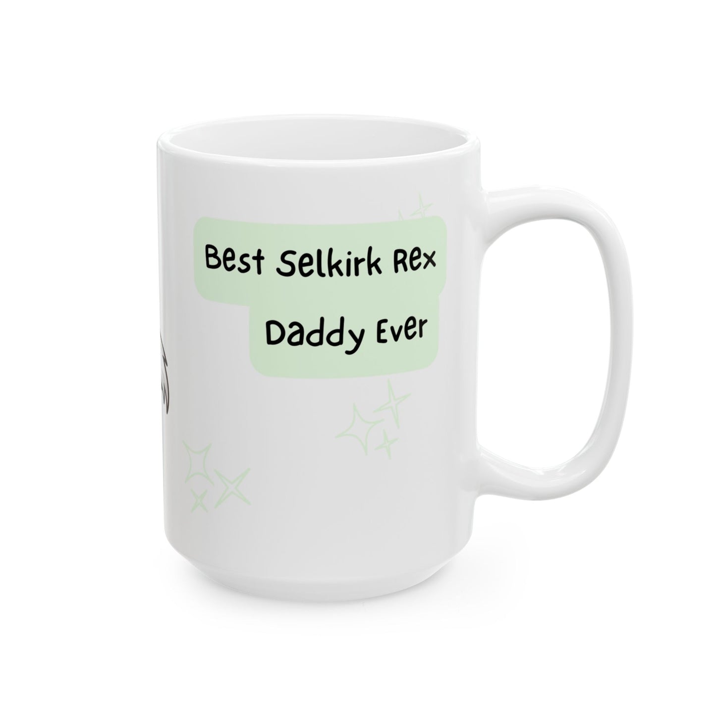 Selkirk Rex Peek-a-Boo Mug | Best Selkirk Rex Daddy Gift