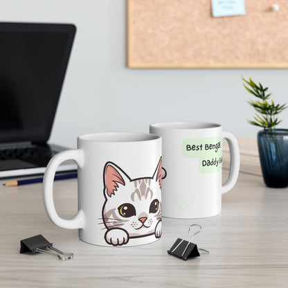 Bengal Peek-a-Boo Mug | Best Bengal Daddy Gift