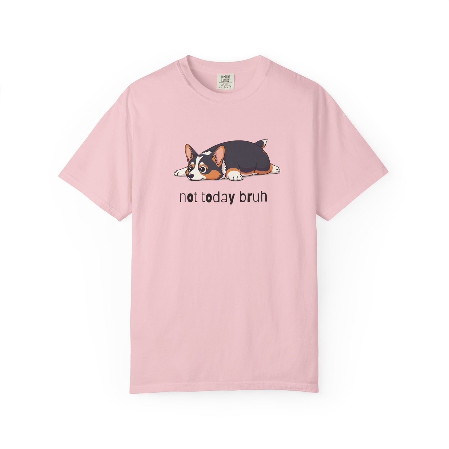 Corgi Not Today Bruh T-Shirt