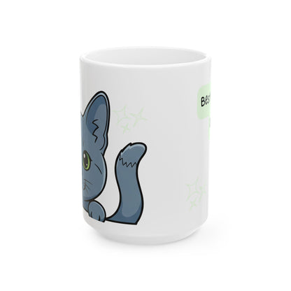Cat Peek-a-Boo Mug | Best Cat Daddy Gift