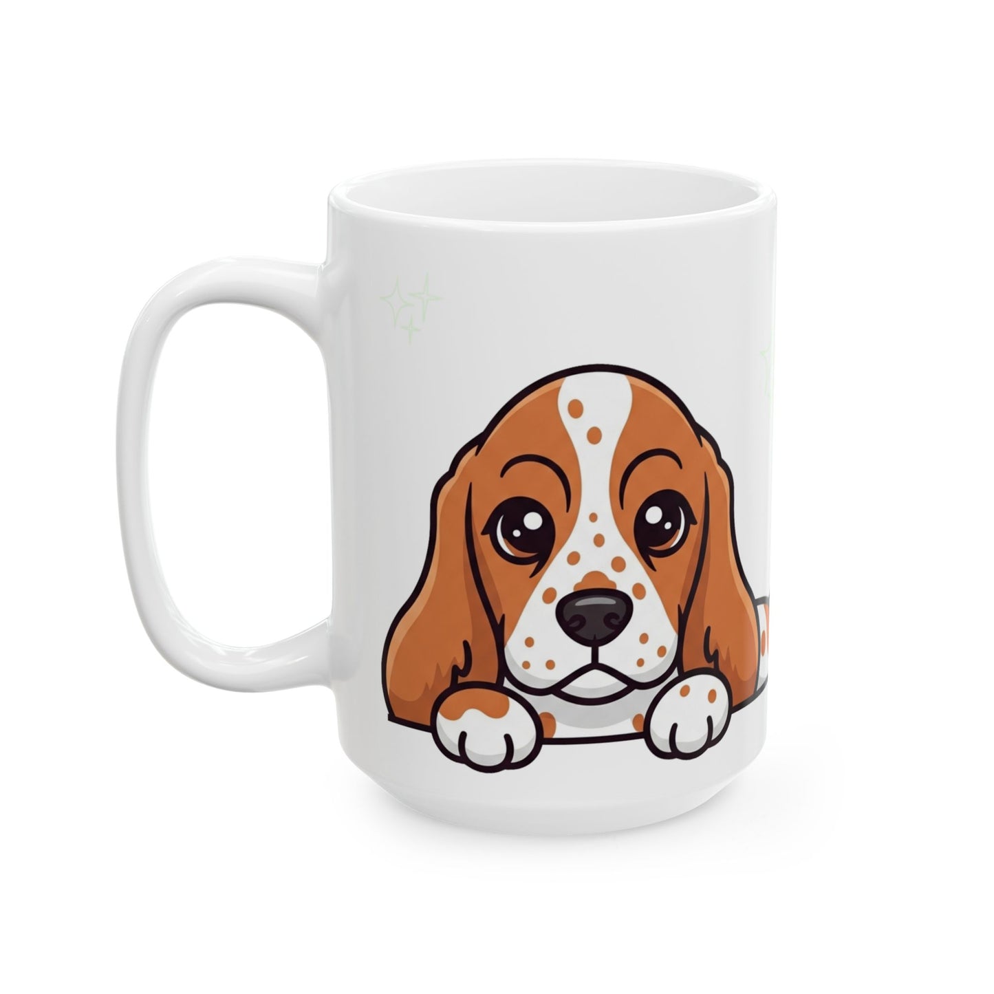 English Cocker Spaniel Peek-a-Boo Mug | Best Spaniel Daddy Gift