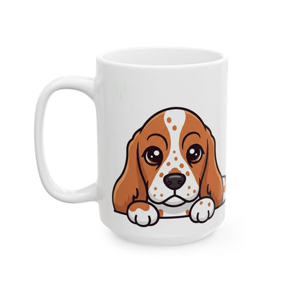 English Cocker Spaniel Peek-a-Boo Mug | Best Spaniel Daddy Gift