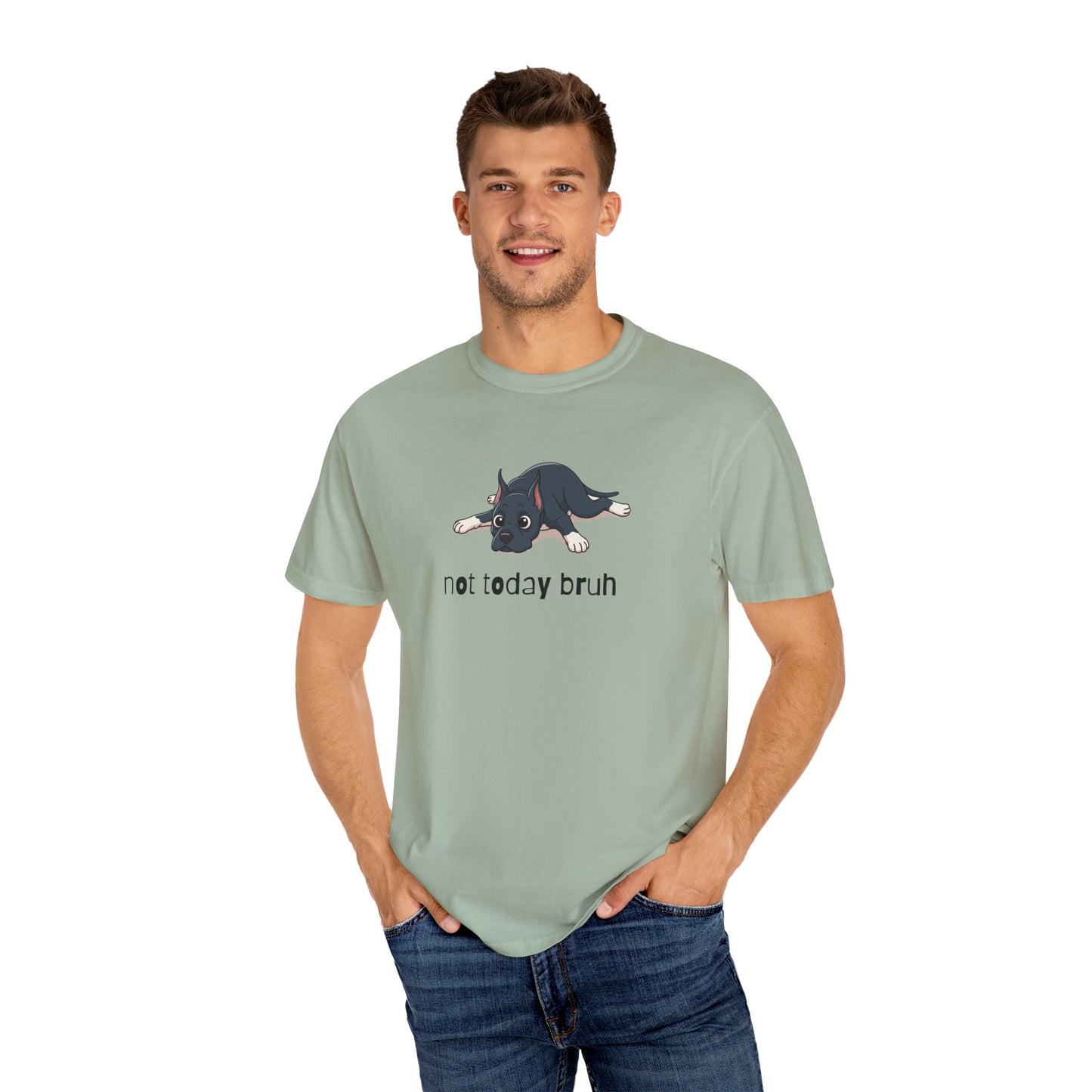 Great Dane Not Today Bruh T-Shirt