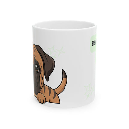 Mastiff Peek-a-Boo Mug | Best Mastiff Daddy Gift