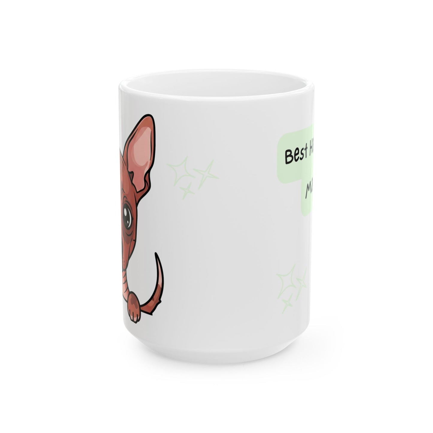 Peruvian Hairless Peek-a-Boo Mug | Best Hairless Dog Mama Gift