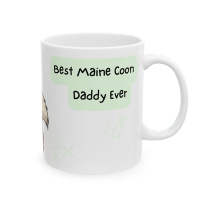Maine Coon Peek-a-Boo Mug | Best Maine Coon Daddy Gift