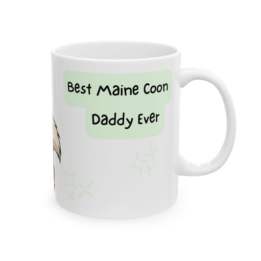Maine Coon Peek-a-Boo Mug | Best Maine Coon Daddy Gift