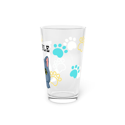Exotic Shorthair Tiny Trouble Pint Glass